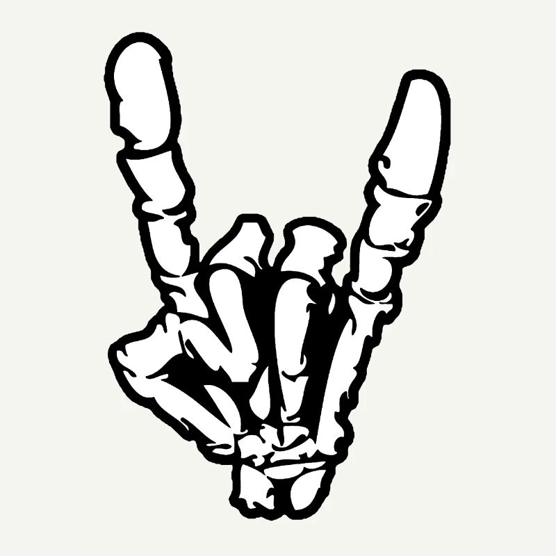Rock'n'Roll- oder Heavy-Metal-Handzeichen *
