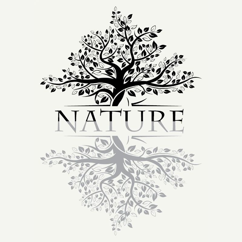 Tree Reflection Nature Symbol Forest Nature Conservation icon