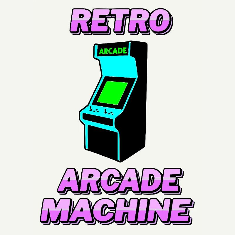 Retro arcade machine