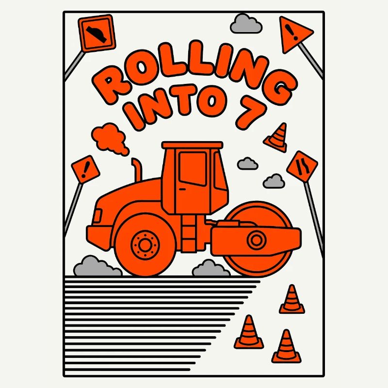 Rolling Into 7 Dampfwalze