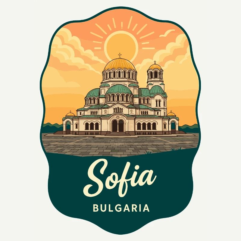 Sofia Alexander Nevsky Vintage Badge