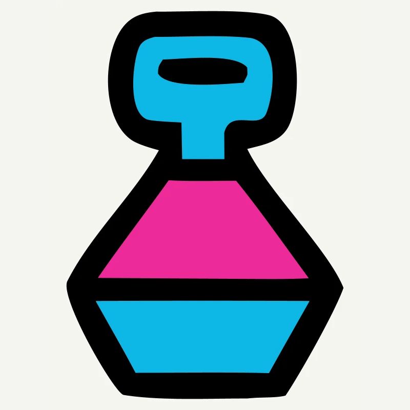 Retro Water Bottle 90s Pop Art
