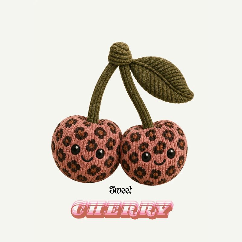 Leopard Cherries Cuddle Duo