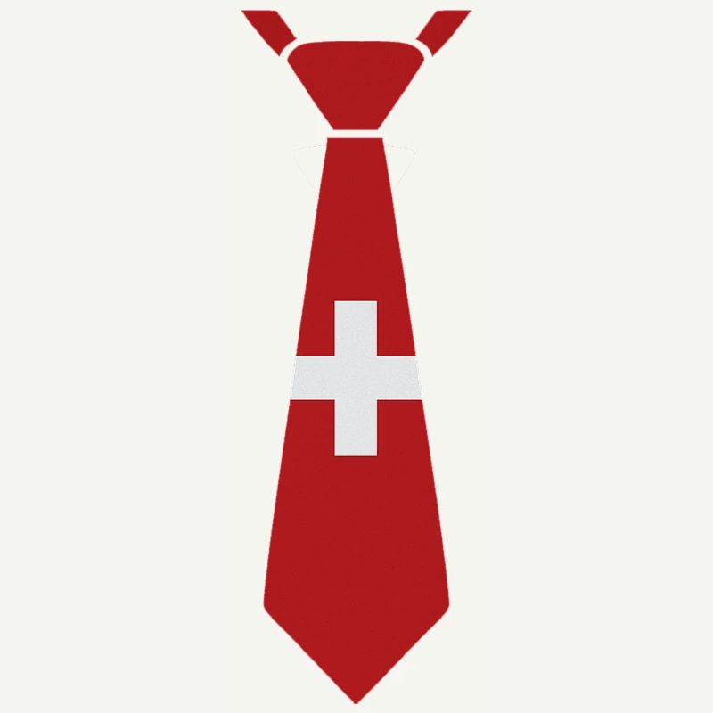 Cravate suisse – Conception du drapeau