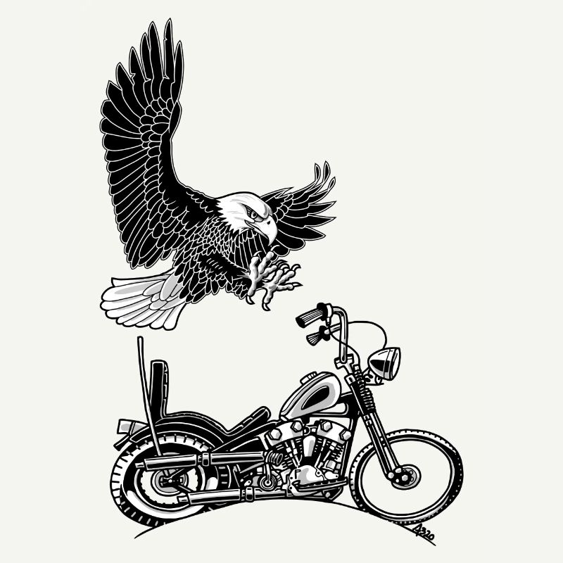 0906 Eagle Chopper Knöchelkopf