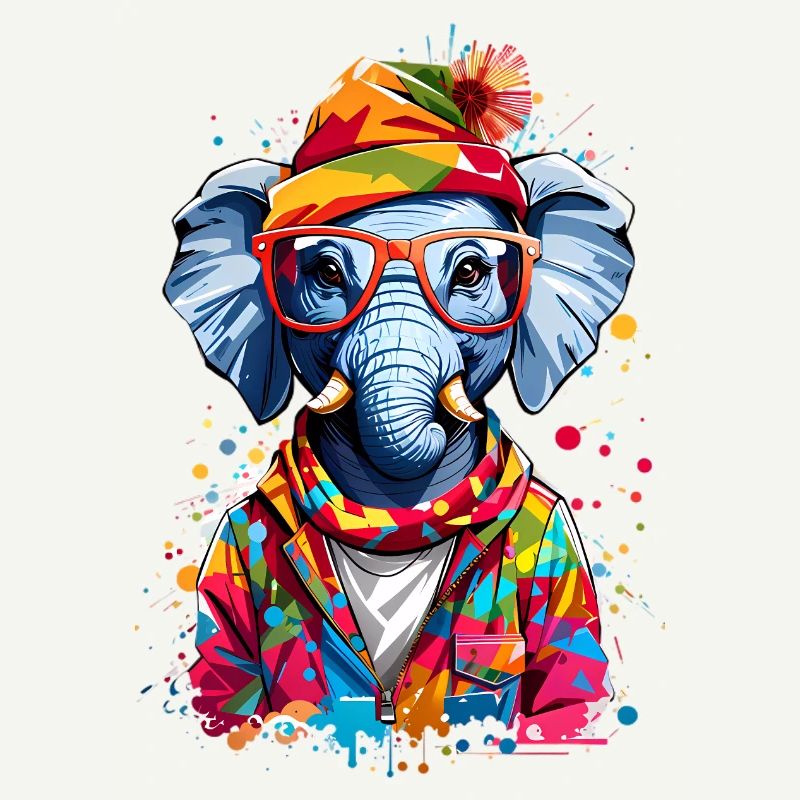 Éléphant cool