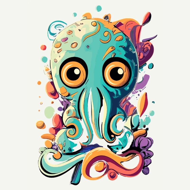 Octopus Squid - Baby Squid Octopus
