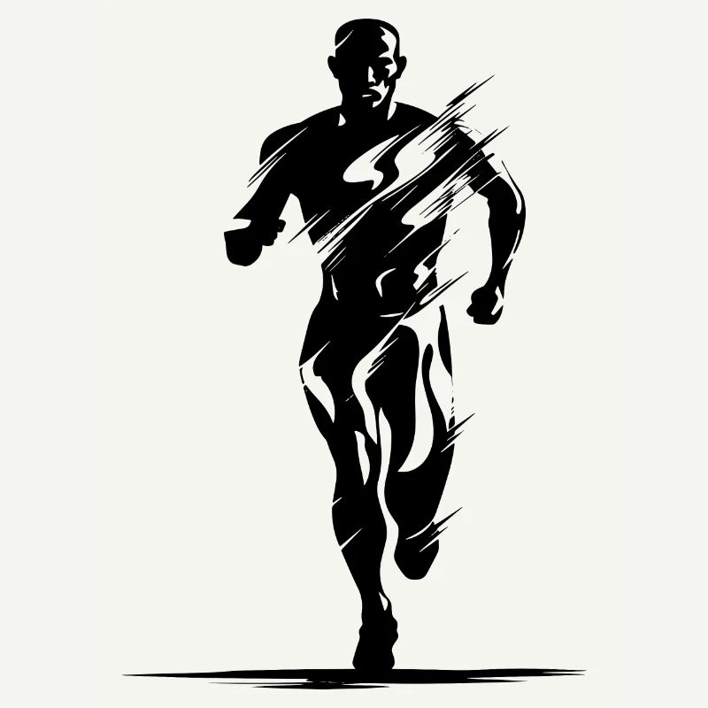 Jogger Drawing