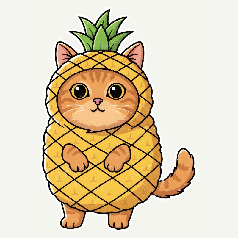 Chat ananas