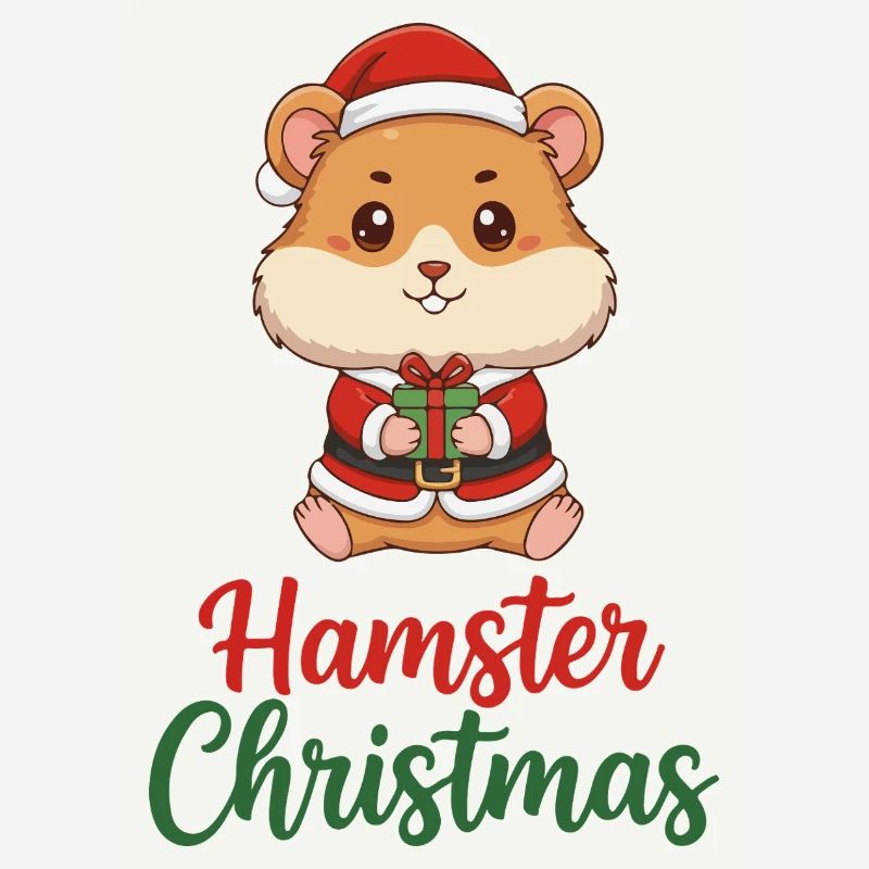 Hamster-Weihnachtsstimmung