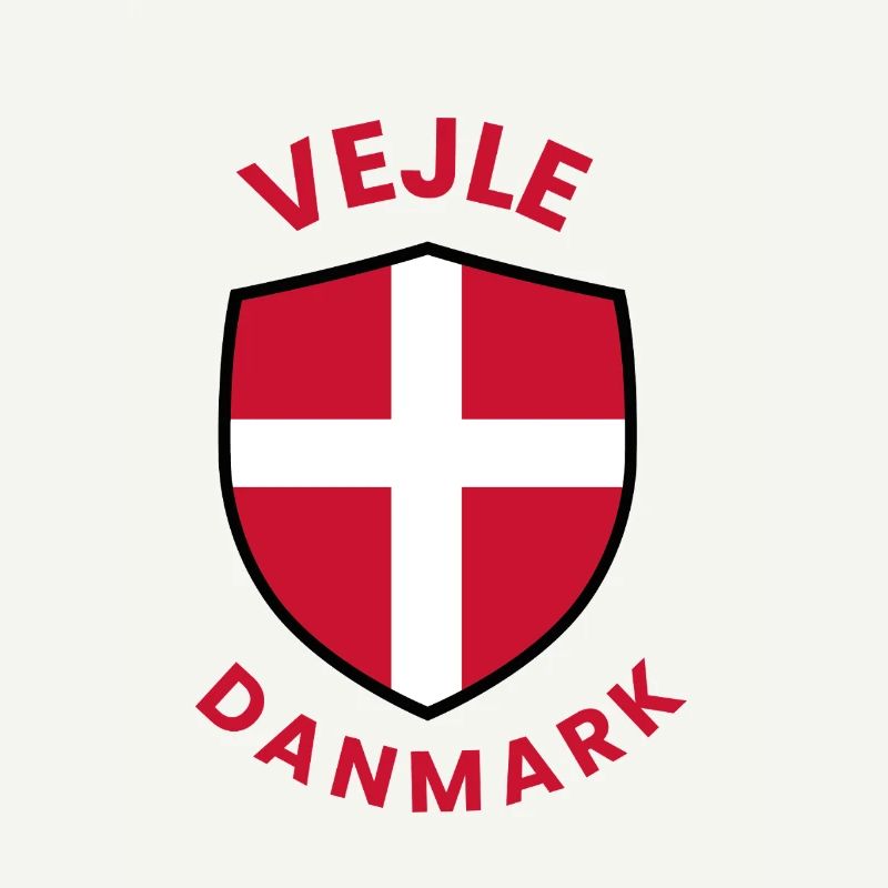 Vejle Denmark's Flag Shield