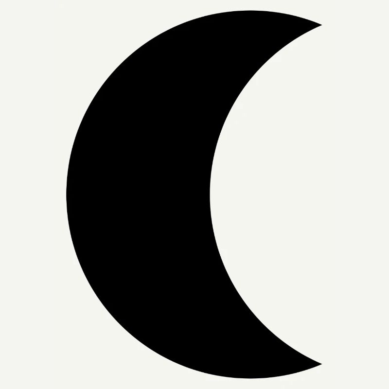 Crescent moon