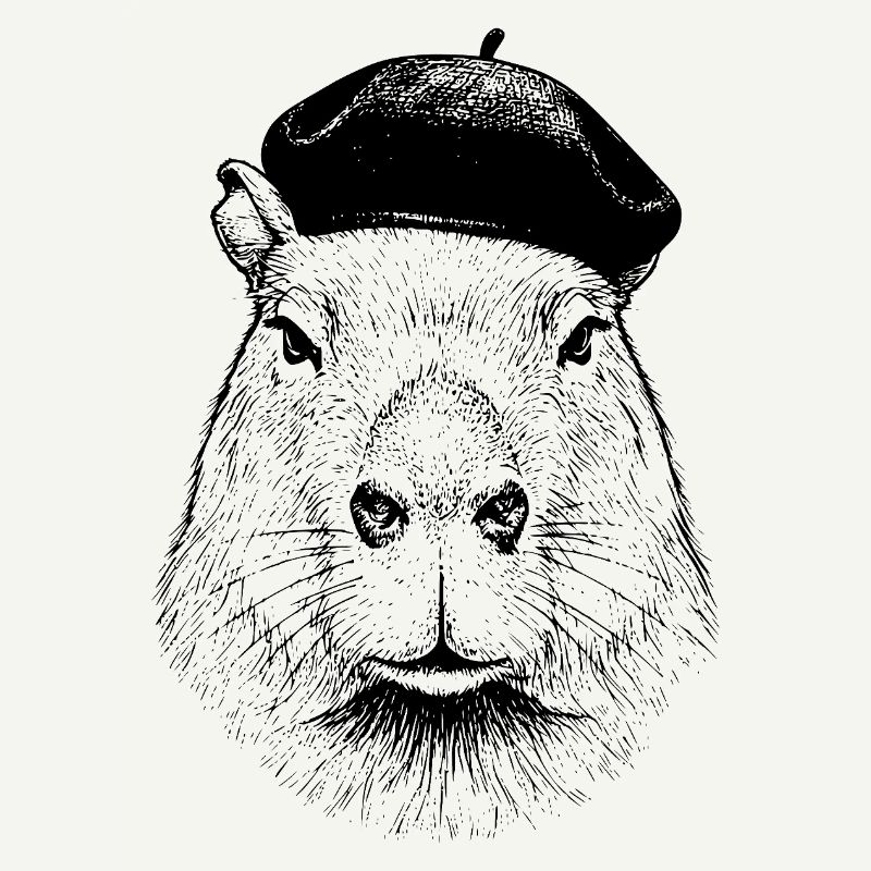 Capybara Avec Béret