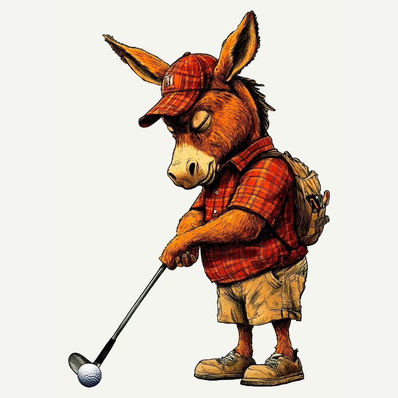 Âne de golf