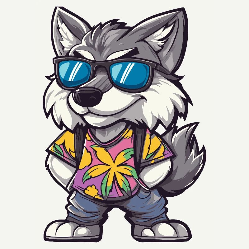 Wolf Comic Vacation