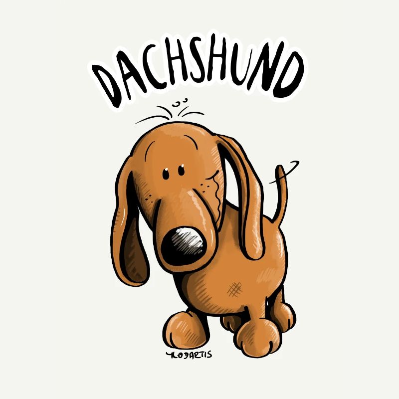 Drolliger Dachshund - Dackel - Teckel