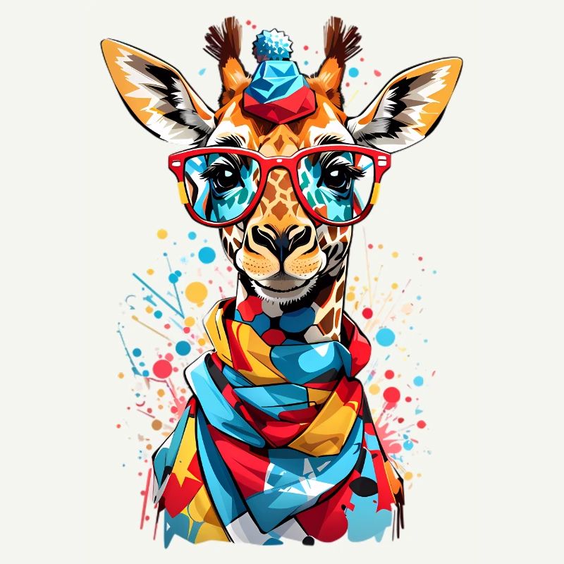 Cool giraffe