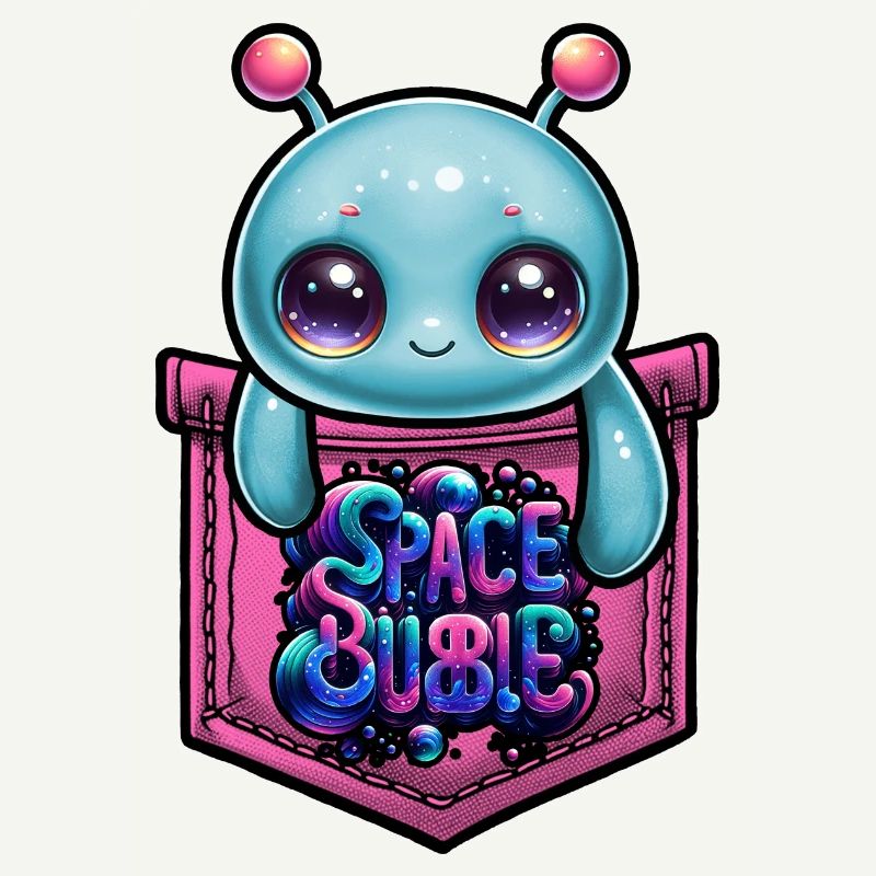 Poche de la bulle spatiale Kawaii