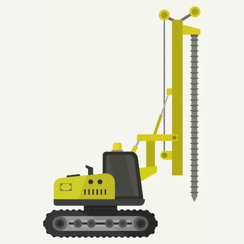 Plateforme de forage à chenilles