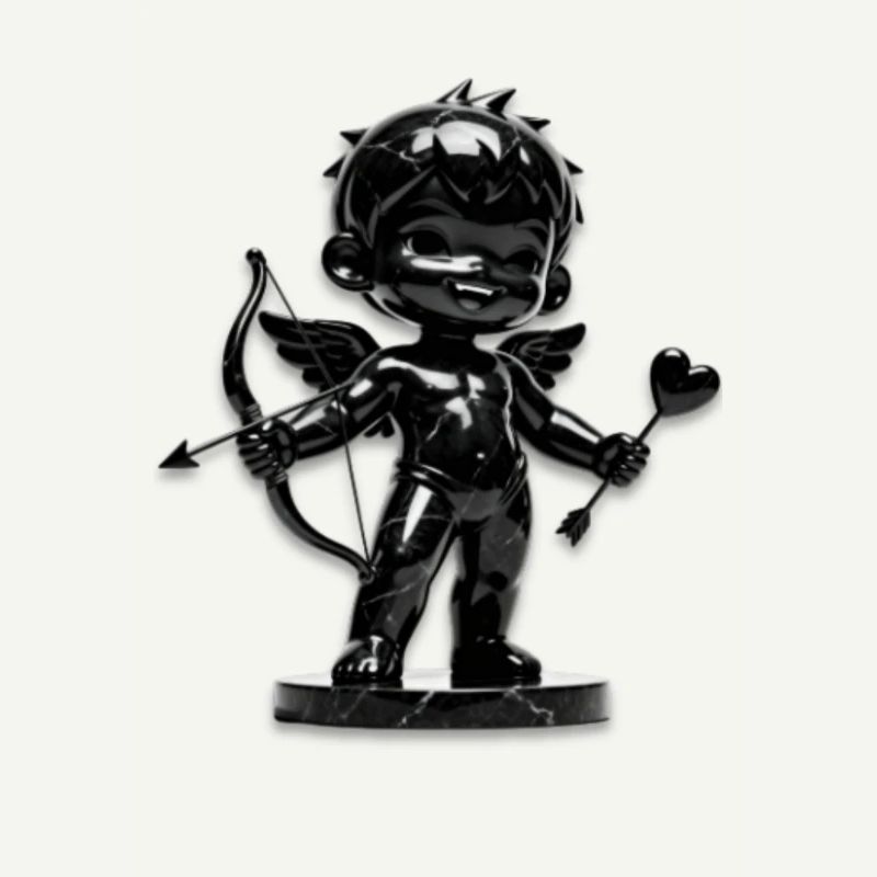 Cupidon Noir avec Arc