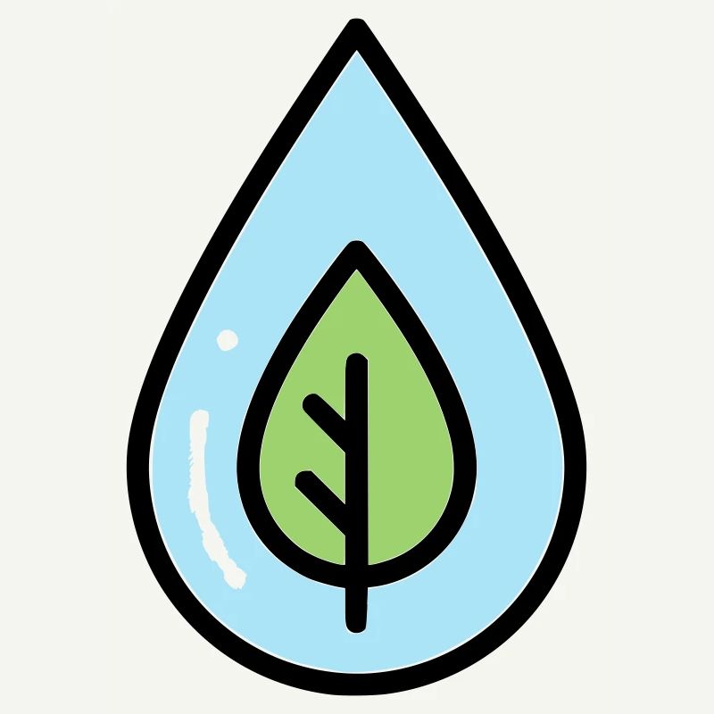 Water Drop Leaf Eco