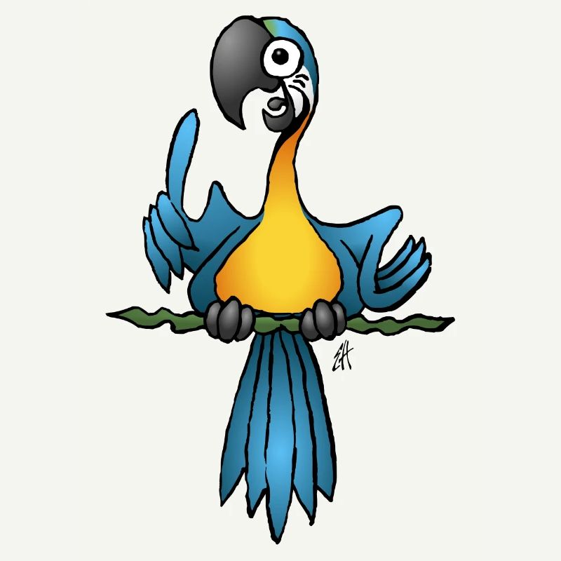 Chatty Parrot Design