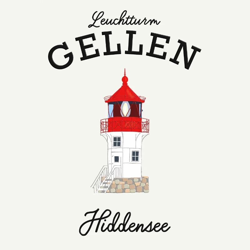 Hiddensee, Lighthouse Gellen, Poster