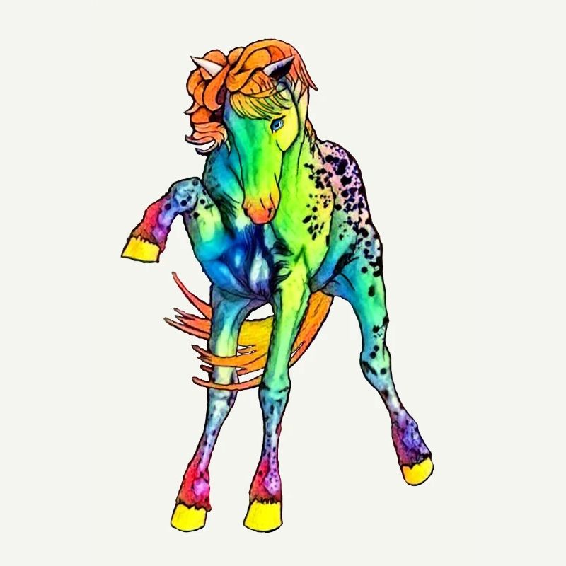 neon Pferd