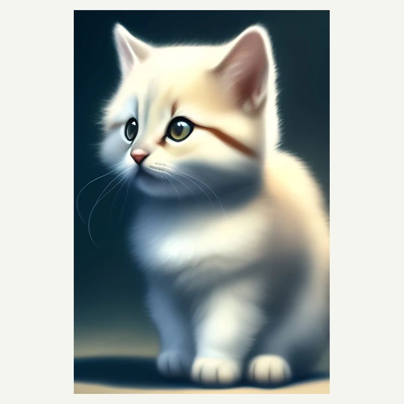 Petit bébé chat mignon