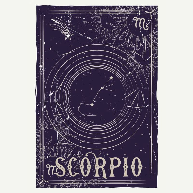 Scorpio Constellation Night Sky