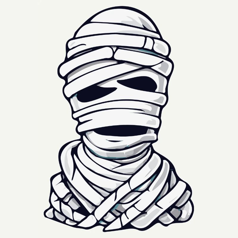 Classic Mummy Cartoon Pattern