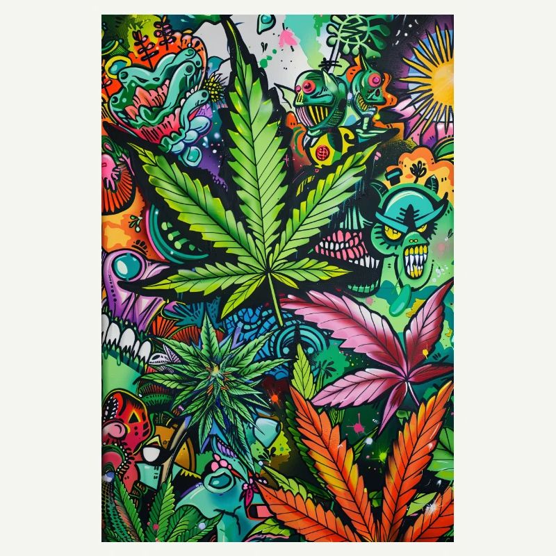 Psychedelic Leaf World