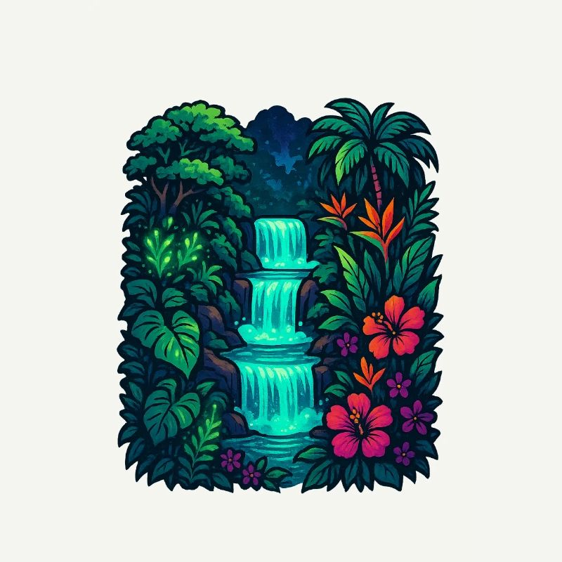 Cascade tropicale