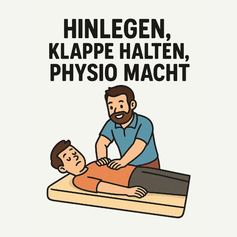 Lie down, shut up, physio POWER
