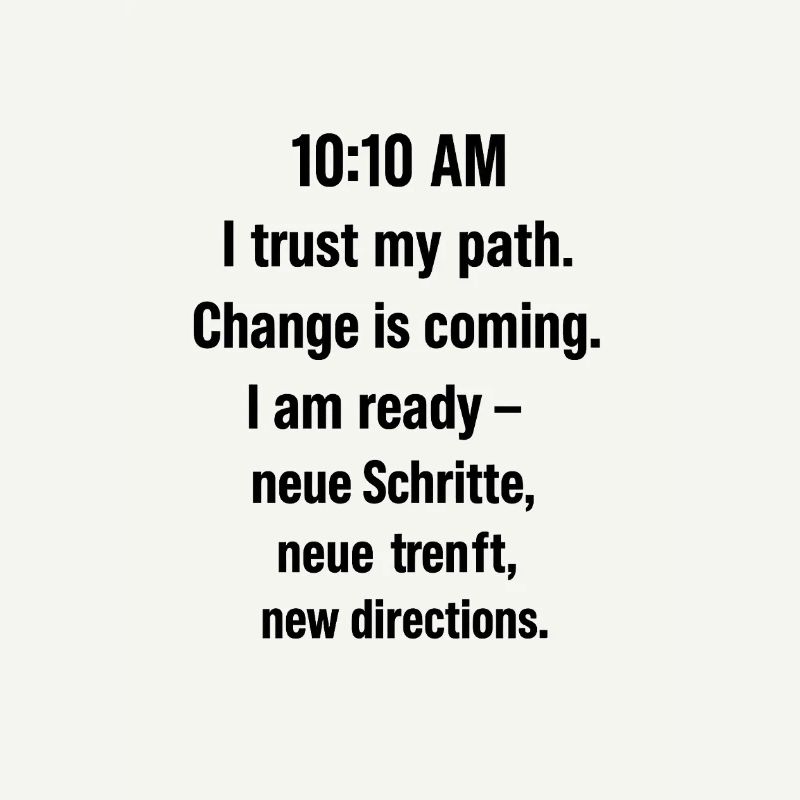 10:10 – Trust the Path