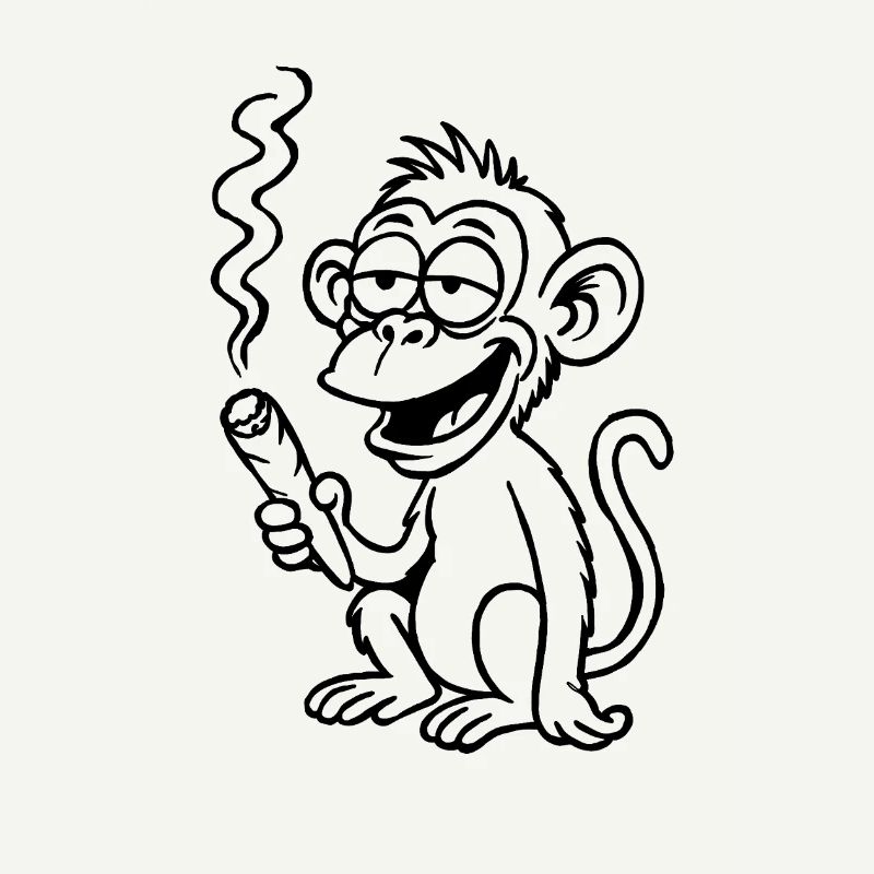 Le singe vise un peu différemment