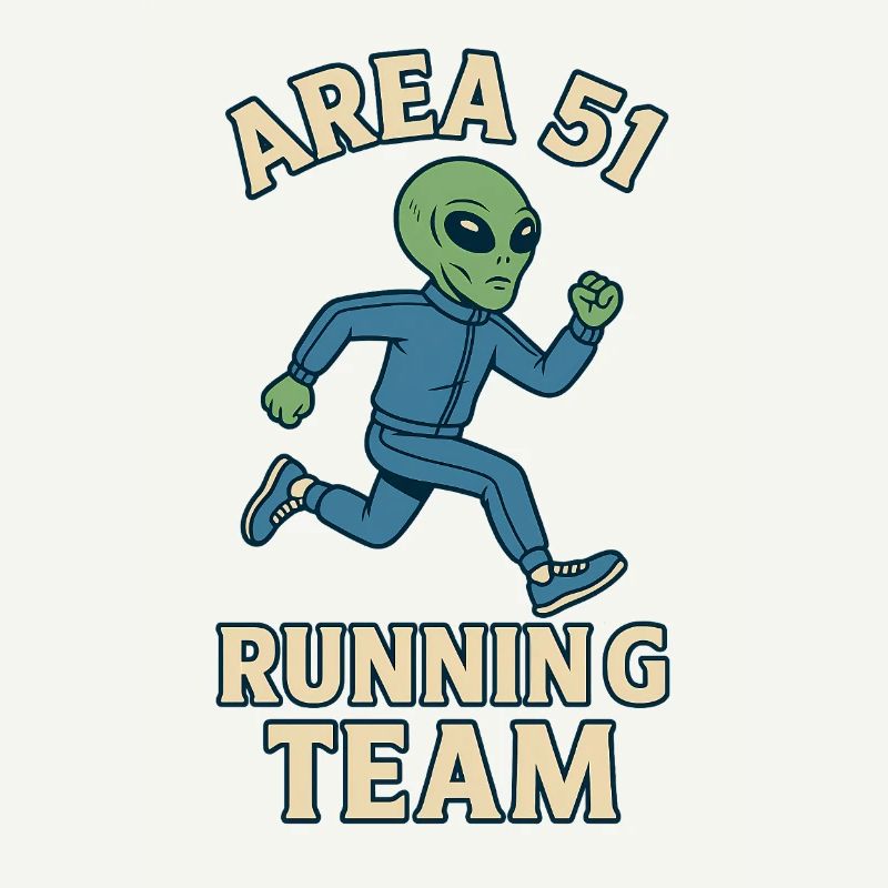 Conception de l'équipe de course extraterrestre de la zone 51
