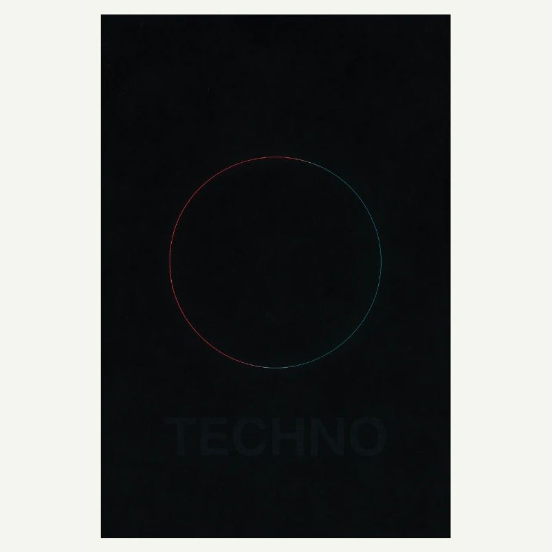 Techno in neon light