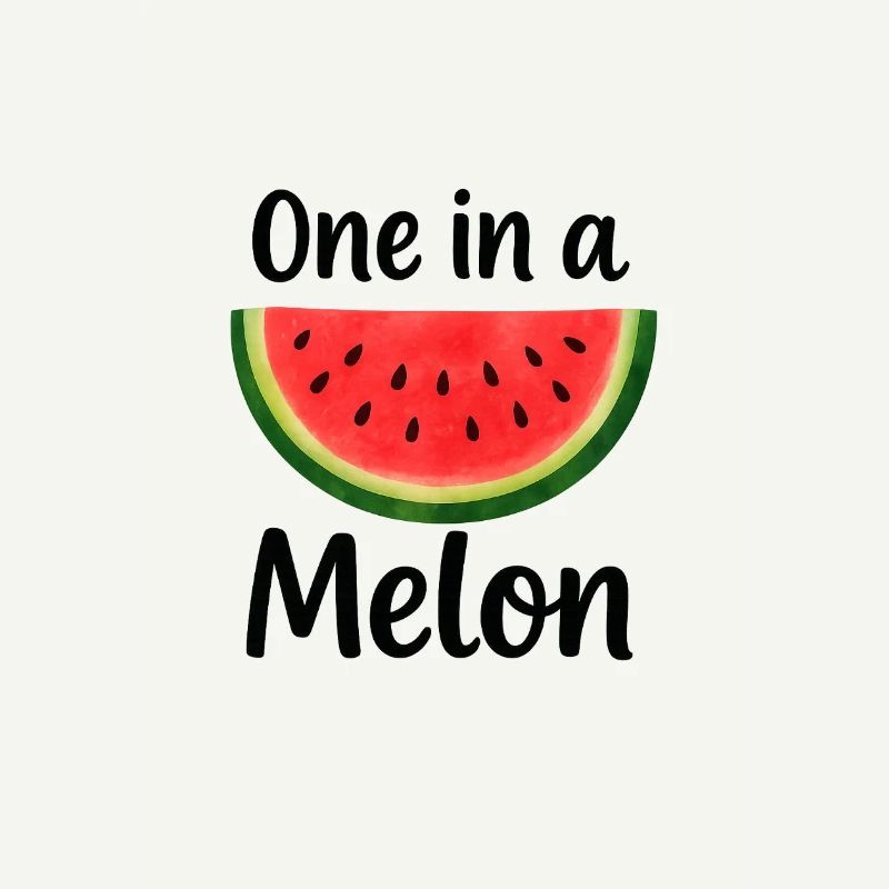 Design de pastèque avec humour