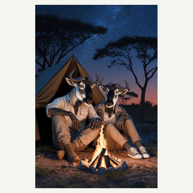Wildebeest Humanoid Pair