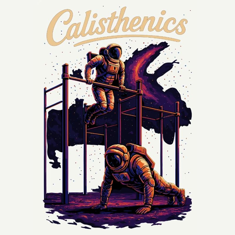 Calisthenics Astronaut Dips Push-ups Gift
