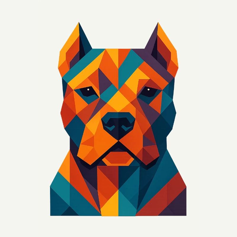 Chien | Tête de chien Impression / Impression / Design
