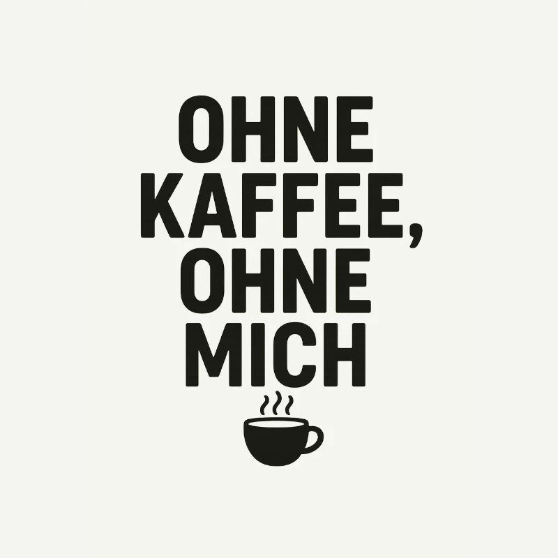 Without coffee, without me