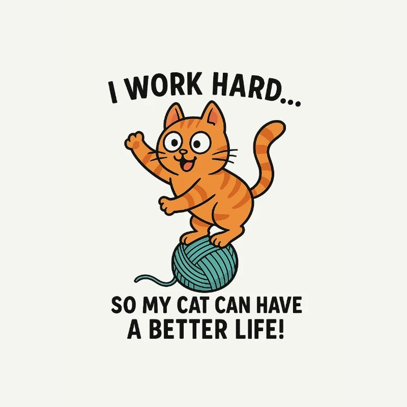 I work hard to make cat live better