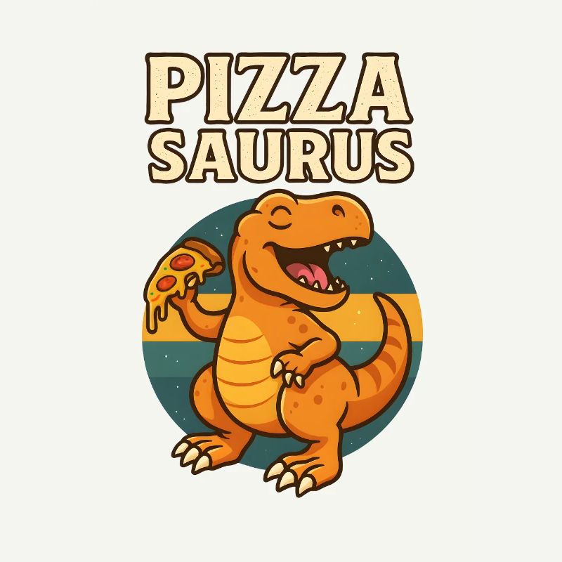 Pizza Saurus Dino avec pizza
