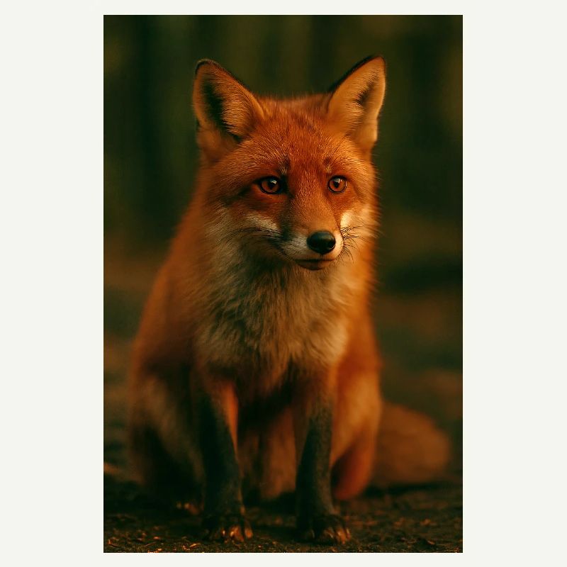 Wild animals, fox