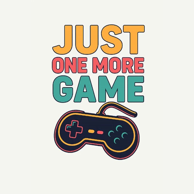 Just One More Game Retro Tee