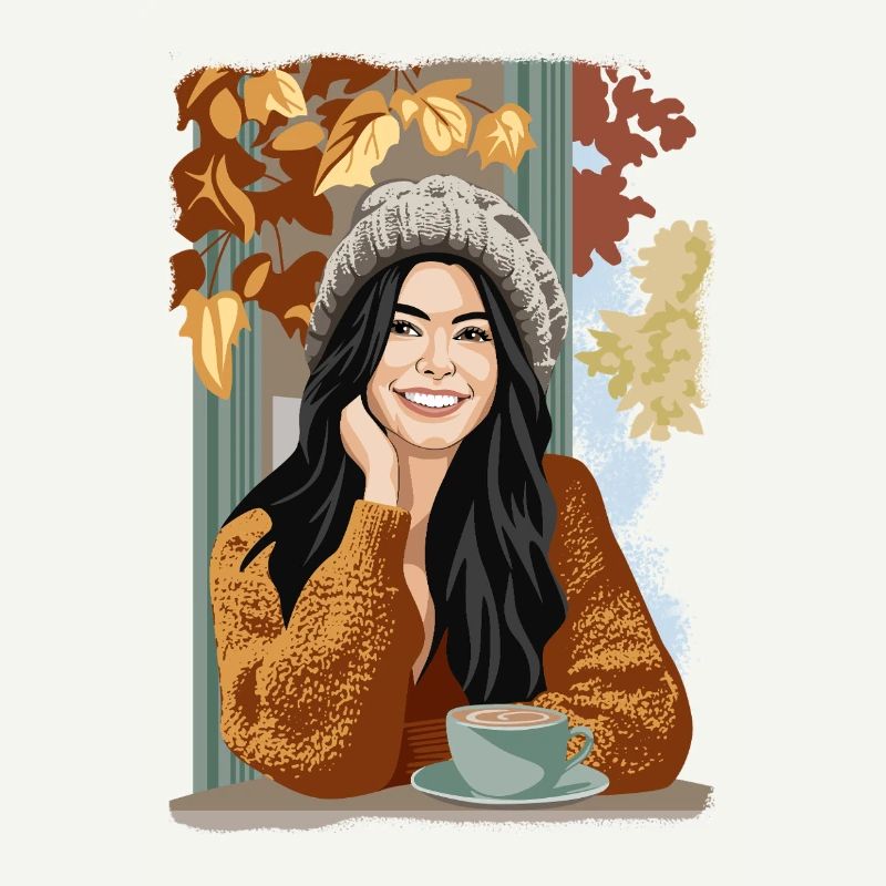 Herbstlicher Kaffee