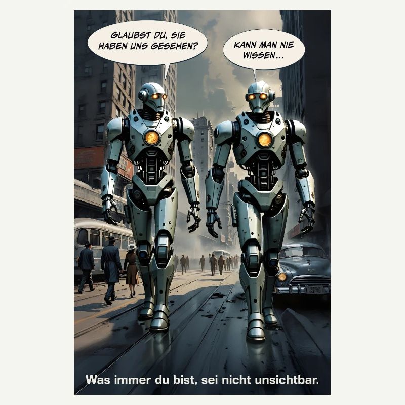 1950s Retro Sci-Fi – "Don't Be Invisible"