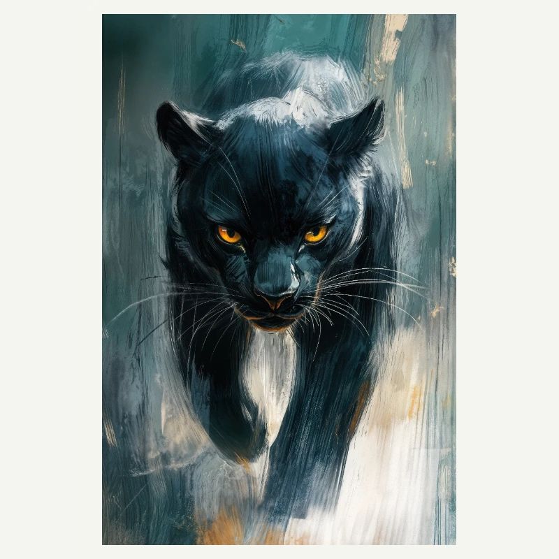 Illustration eines Panthers